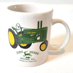 John Deere Model A Tractor Coffee Mug Cup Moline Illinois Officially Licensed